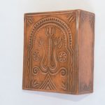 Placa teracota T019, pentru sobe rustice, fabricata manual