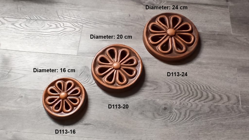 grila semineu ceramica