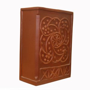 Placa teracota T012, stil rustic, dimensiuni 19 x 25 cm